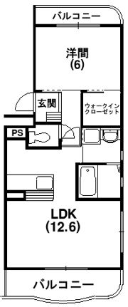 スプリングウインドの間取り画像