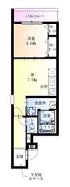 フジパレス上新庄駅北Ⅱ番館の間取り画像
