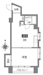 桜橋ハイムの間取り画像