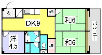 第2桂ビルの間取り画像