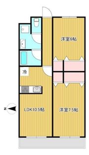 Rainbowほんまの間取り画像