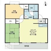 フォブール吉峰Aの間取り画像