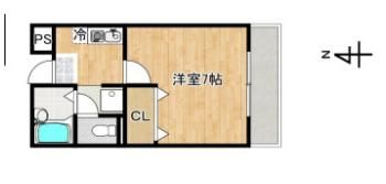 メゾン灘北の間取り画像