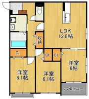 La Pause 愛宕の間取り画像