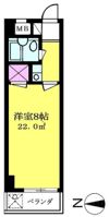 TISマンション堀之内の間取り画像