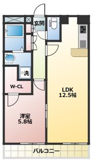 リヴェールⅡの間取り画像