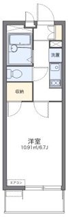 レオパレススマイルハウスK＆Kの間取り画像