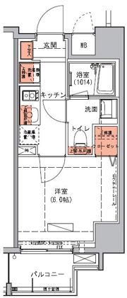 ハーモニーレジデンス池袋#002の間取り画像