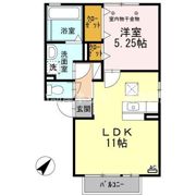 プレジオ高松Aの間取り画像