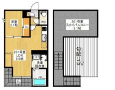 Grandtic c-t(旧GRANDTIC東雲本町4）の間取り画像