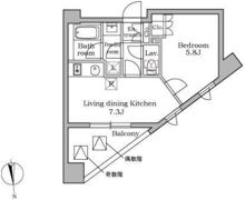レジディア三軒茶屋の間取り画像