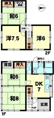 瀬田3丁目貸家の間取り画像