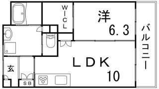 エルグレース神戸三宮タワーステージの間取り画像