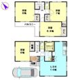 岩原邸貸家の間取り画像