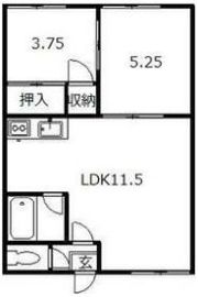 シティハイムライラックの間取り画像