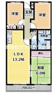 クレセントOS Ⅱの間取り画像