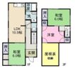 浦上貸家（春日町）の間取り画像