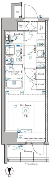 DIPS野方RESIDENCEの間取り画像