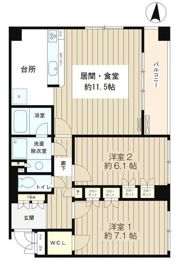 クラッサ目黒かむろ坂の間取り画像