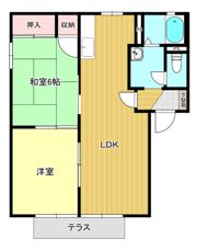 サンハウス秋山の間取り画像