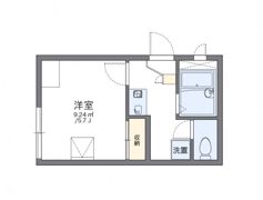 レオパレスウィステリアの間取り画像