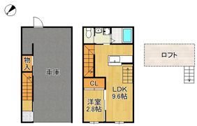 Excel Garage 小倉南B棟の間取り画像