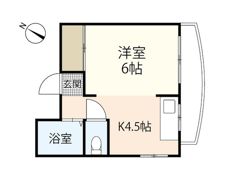 Kフロントビルの間取り画像
