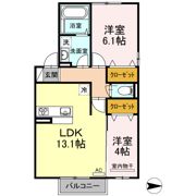 アリエッタ湯野の間取り画像