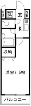 ガナドール福新の間取り画像
