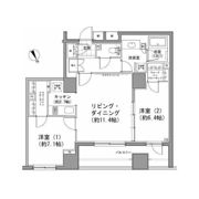 パークハビオ八丁堀の間取り画像