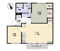 ロイヤルスクエアDの間取り画像