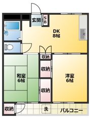 ロアールハイツの間取り画像