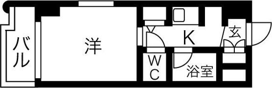 ノイエ新大阪A棟の間取り画像