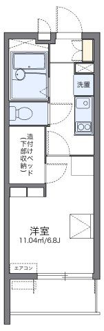 レオパレス萬 壹番館の間取り画像