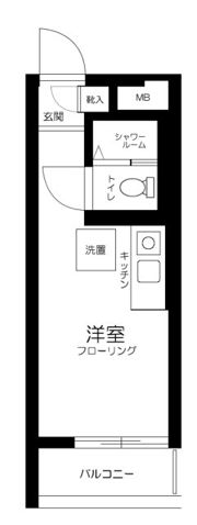 シティコア新宿の間取り画像