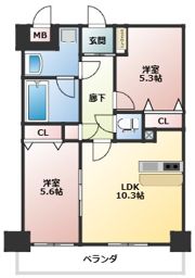 東明マンション壱番館の間取り画像