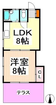 グリーンハイツの間取り画像