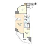 ウェルスクエア西蒲田の間取り画像