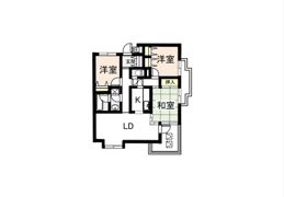 リズ市川平田の間取り画像