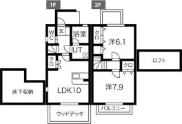 ヴィラ長湫の間取り画像