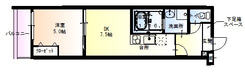 フジパレス千里丘の間取り画像