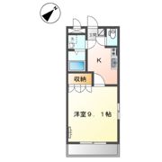 Y’s桜坂21の間取り画像