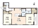 D-ROOM高須2丁目 B棟の間取り画像