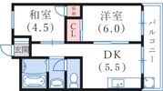 六甲道レクランの間取り画像