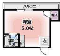 デイルーチェ北岸和田の間取り画像