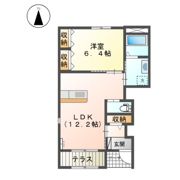 La Casa dolce 舟橋の間取り画像