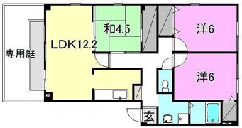 トロワMegの間取り画像