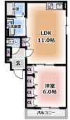 コンフォート宮野町の間取り画像