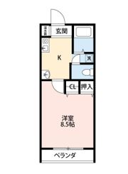 アプローズKの間取り画像