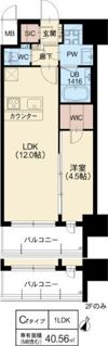 スプランディッド新大阪Ⅵの間取り画像